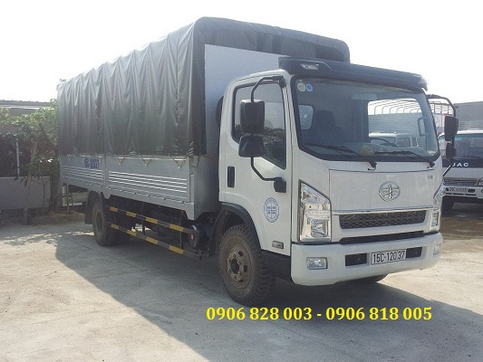 Xe tải 5000kg FAW 2016 - Xe tải Faw 6.5 tấn xe màu trắng đẹp chất lượng 