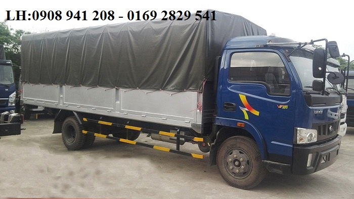 Veam VT490 5 tấn 2015 - Bán xe tải Veam 5 tấn VT500 thùng kín, màu xanh