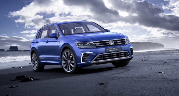 Volkswagen Tiguan E 2015 - Bán xe Volkswagen Tiguan E đời 2015, màu xanh lam, nhập khẩu