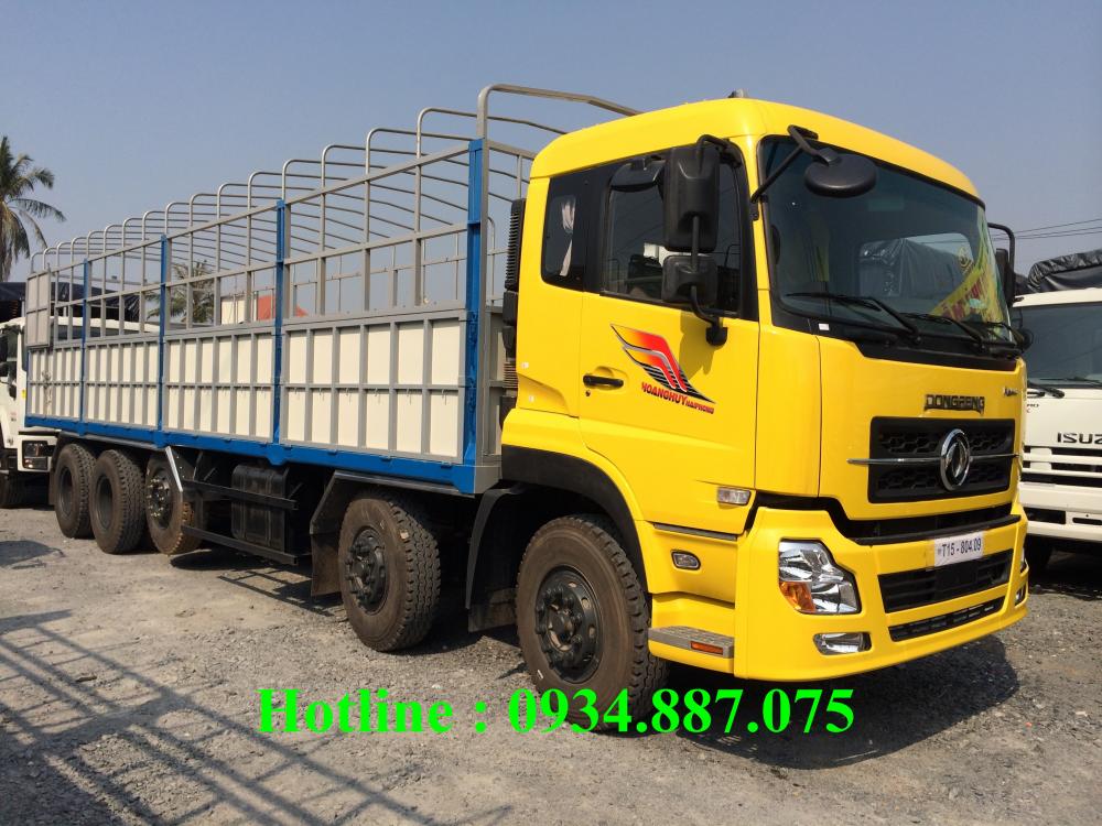 JRD 2017 - Bán xe tải Dongfeng 5 chân 22 tấn – 22T – 22 tân nhập khẩu thùng dài 9.5m