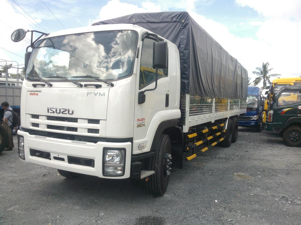 Isuzu FVM 34T 2015 - Cần bán Isuzu 16 tấn FVM34W thùng dài đời 2015, giá xe tải Isuzu 3 chân 16 tấn thùng dài trả góp