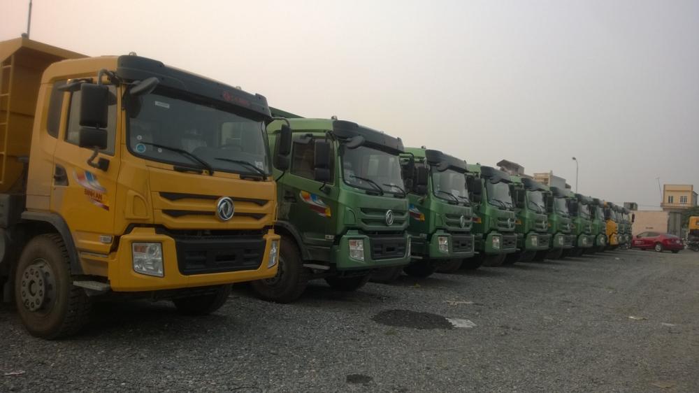 Xe tải 10000kg 2016 - Bán xe tải Ben Dongfeng nhập khẩu 3 chân, động cơ 260, tải 13.3 tấn giá rẻ nhất Quảng Ninh