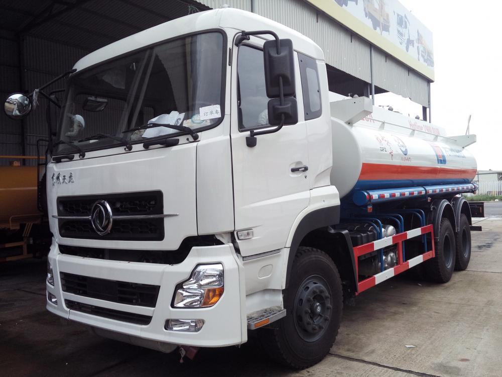 Xe chuyên dùng Xe téc 2015 - Bán xe chở xăng dầu DongFeng 16m3, loại 6x4-3 khoảng độc lập chỉ hơn tỷ
