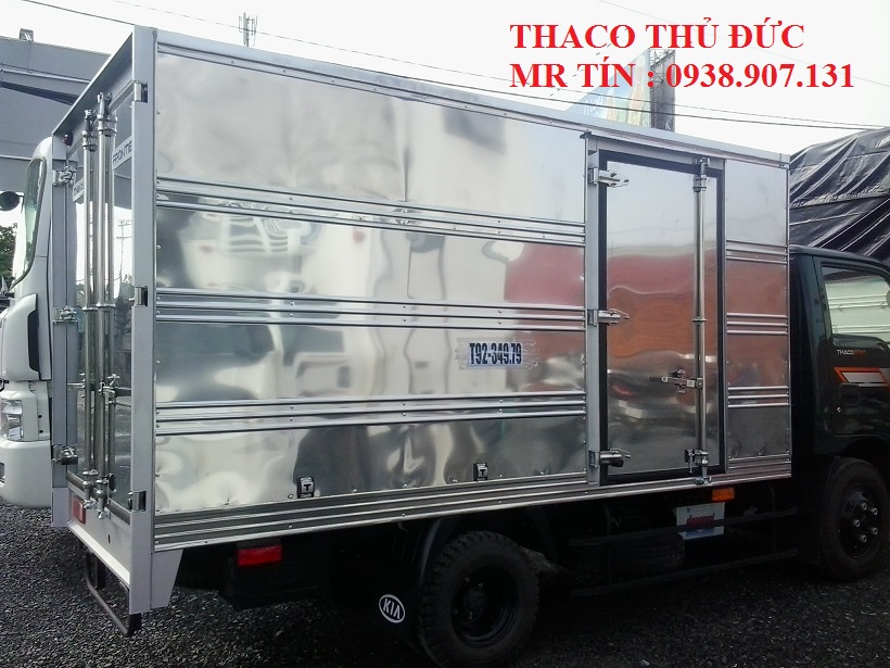 Thaco Kia 2016 - Bán xe tải Thaco frontier140 tải trọng 1 tấn 4 thùng kín, chạy thành phố được