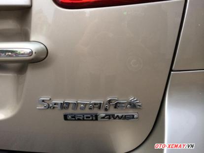 Hyundai Santa Fe 4WD 2008 - Cần bán xe Hyundai Santa Fe 4WD đời 2008, màu vàng, nhập khẩu nguyên chiếc, số tự động