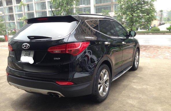 Hyundai Santa Fe CRDi 2013 - Cần bán Hyundai Santa Fe CRDi đời 2013, màu đen, nhập khẩu nguyên chiếc
