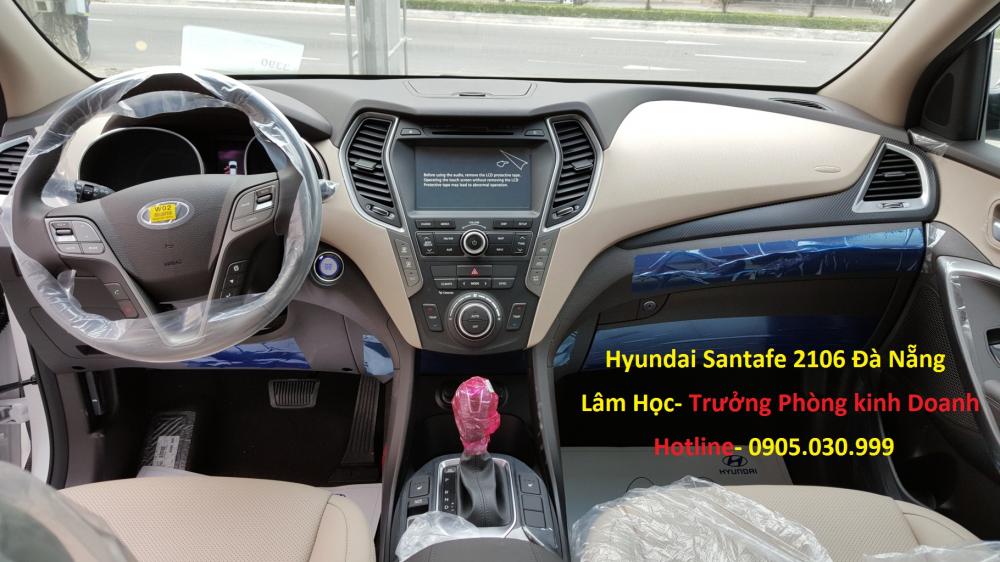 Hyundai Santa Fe 4WD 2016 - Bán Hyundai Santa Fe đời 2017, màu trắng
