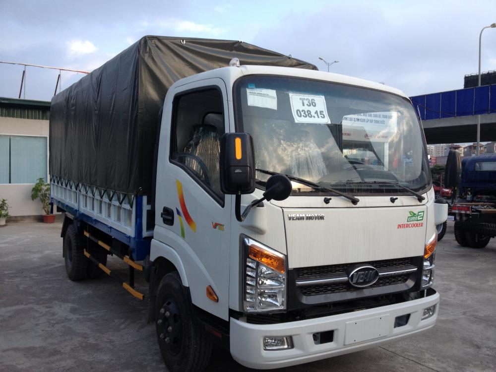 Xe tải 2,5 tấn - dưới 5 tấn 2016 - Xe tải Veam VT350,tải trọng 3,5 tấn,động cơ Hyundai,cabin ISUZU