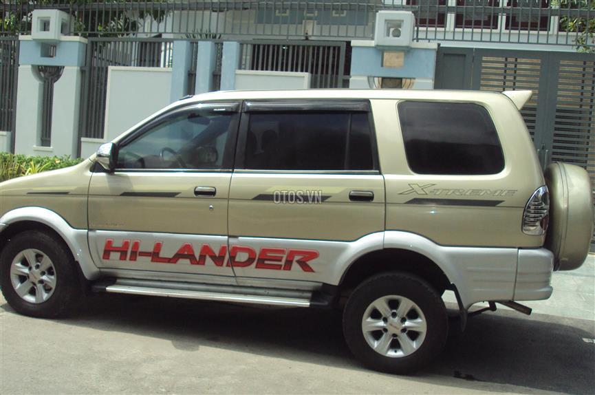 Toyota Highlander 2-0 2004 - Cần bán xe Toyota Highlander 2-0 đời 2004, màu vàng, số sàn