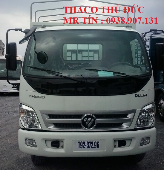 Xe tải 5 tấn - dưới 10 tấn   2016 - Bán xe tải Thaco Ollin700C tải trọng 7 tấn , hỗ trợ trả góp ngân hàng đến 70% giá trị xe