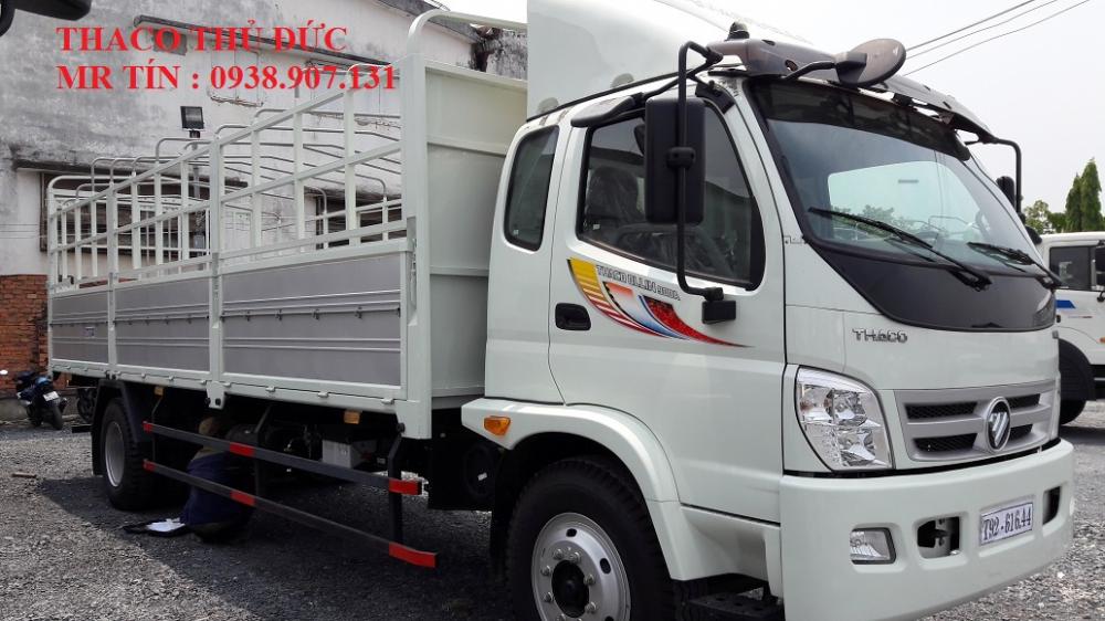 Xe tải 10000kg OLLIN900A 2016 - Bán xe tải Thaco Ollin900A tải trọng 9 tấn , hỗ trợ trả góp ngân hàng đến 70% giá trị xe