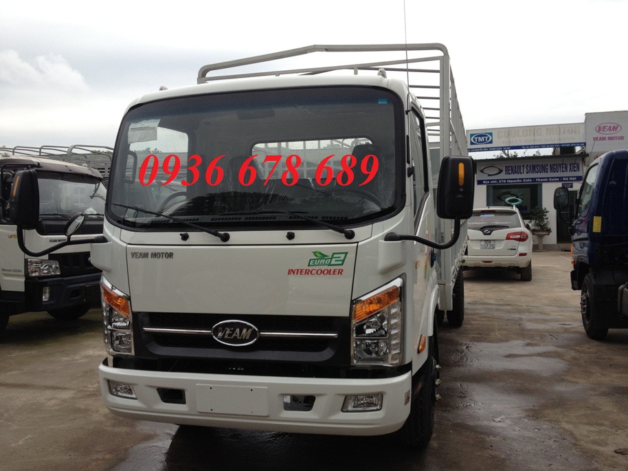 2016 - Xe tải Veam VT260, tải trọng 2 tấn, thùng siêu dài 6M, máy Hyundai - LH: 0936 678 689