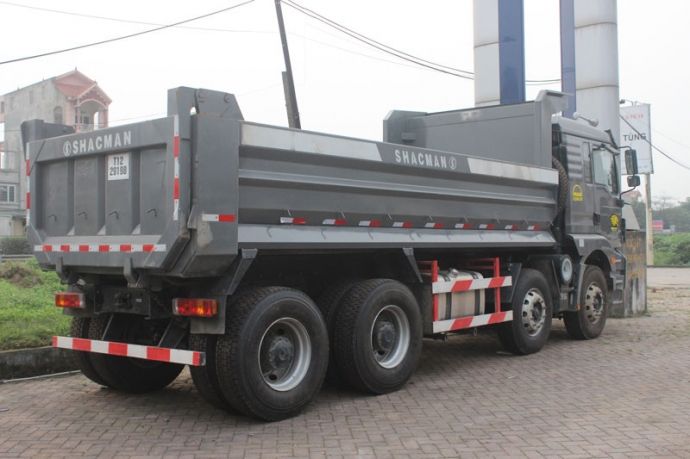 Xe tải 10000kg Shacman M3000 2016 - Bán xe Ben 4 chân Shacman M3000 340hp, tải trọng 17 tấn