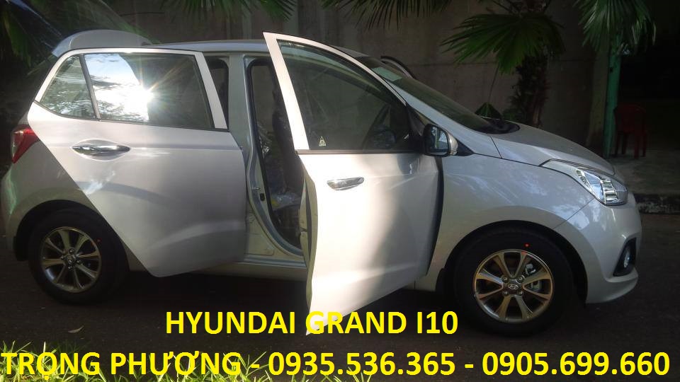 Hyundai Grand i10 2018 - Khuyến mãi i10 Đà Nẵng, Lh: 0935.536.365 - Trọng Phương, Hỗ trợ vay vốn lên đến 80% giá trị xe