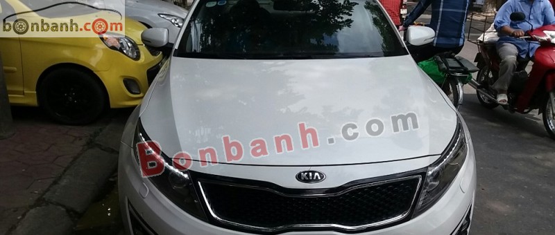 Kia K5 2014 - Bán xe cũ Kia K5 đời 2014, màu trắng, nhập khẩu nguyên chiếc chính chủ