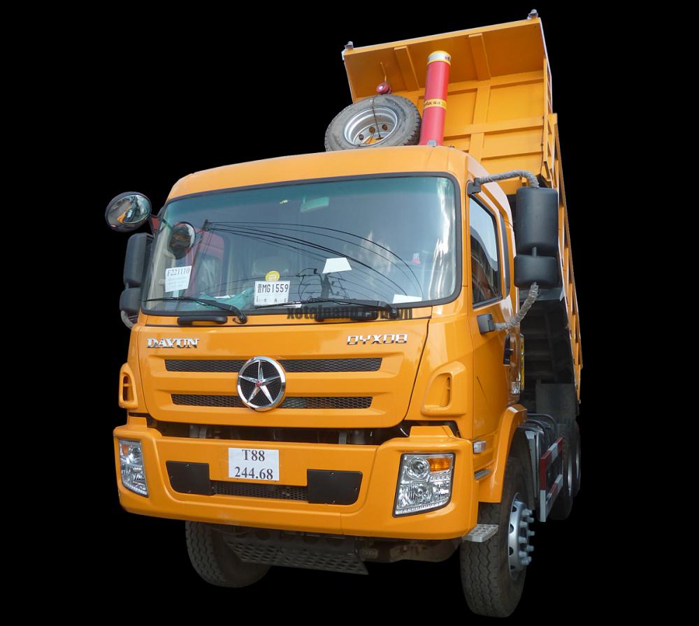 Xe tải 10000kg 2016 - Bán xe ben tự đổ Dayun 3 chân trọng tải 13 tấn tại Quảng Ninh 0964674331
