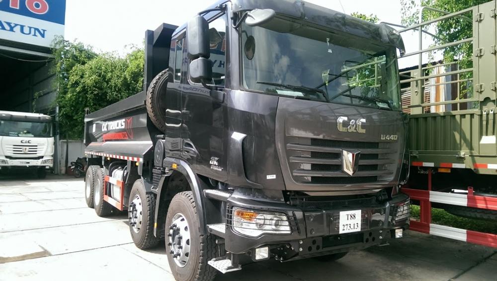 Xe tải Trên 10 tấn 2016 - Bán xe tải ben C&C 4 chân, 14 tấn nhập khẩu, khỏe nhất, tốt nhất Quảng Ninh