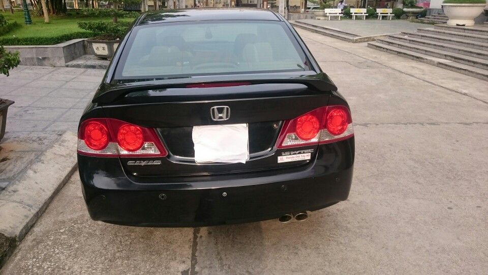 Honda Civic 2008 - Cần bán Honda Civic 2008, màu đen chính chủ, 400 triệu