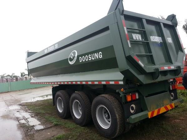 Xe tải Trên 10 tấn 2016 - Sơ mi rơ moóc tải (tự đổ) Doosung 24 khối gía tốt giao xe toàn quốc