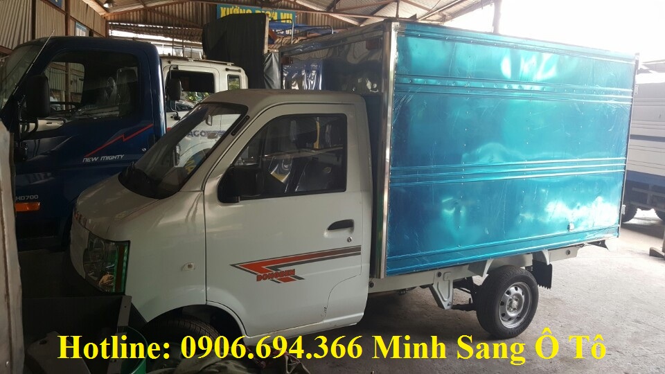 Dongben 1020D 2016 - Bán xe tải nhỏ 800kg thùng kín, thùng bạt Dongben, Vinaxuki, trả góp lãi suất thấp