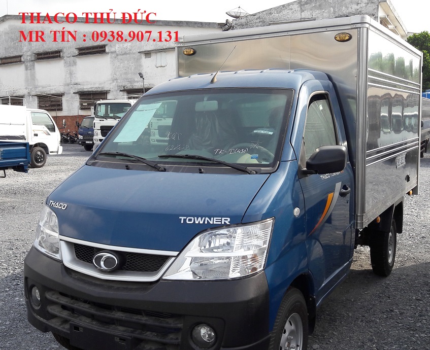 Thaco TOWNER  950A 2016 - Bán xe tải Thaco Towner 950A thùng kín tải trọng 615 kg, chạy nội thành