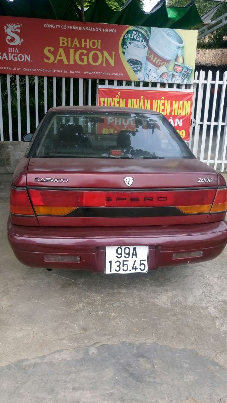 Daewoo Espero 1998 - Cần bán Daewoo Espero đời 1998, màu đỏ, nhập khẩu