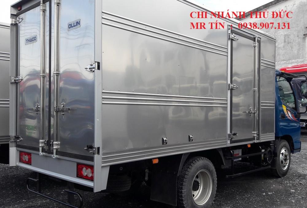 Thaco OLLIN  345 2016 - Bán xe tải Thaco Ollin345 tải trọng 2,4 tấn thùng kín, chạy trong thành phố được