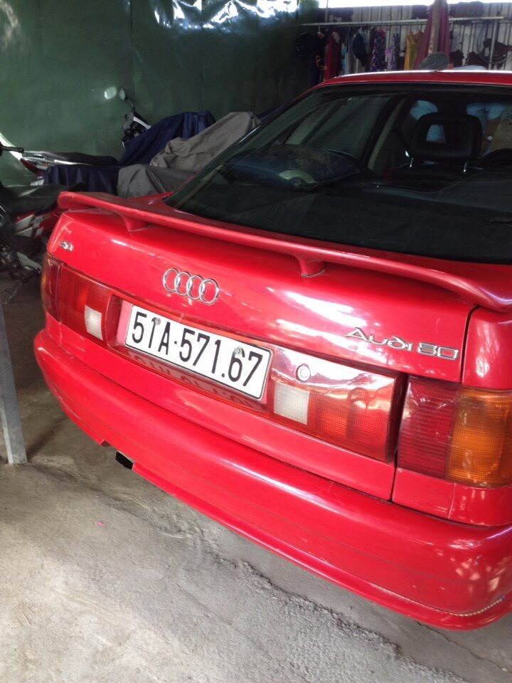 Audi 80   1992 - Bán Audi 80 năm 1992, màu đỏ, nhập khẩu nguyên chiếc chính chủ