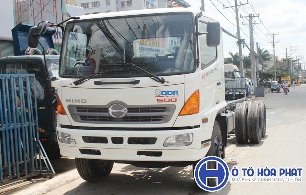 Xe tải 1000kg 2016 - Bán xe tải Hino 6T đời 2016, màu trắng
