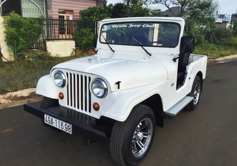 Jeep 1975 - Cần bán gấp Jeep A2 đời 1975, màu trắng, nhập khẩu chính hãng, 95 triệu