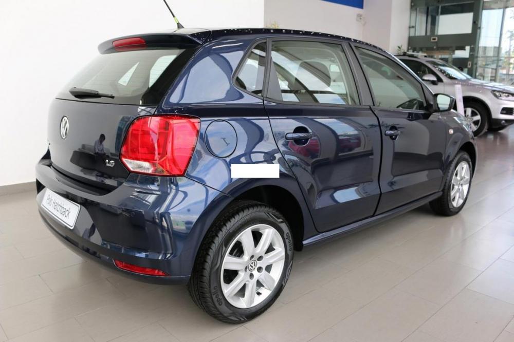 Volkswagen Polo   AT 2015 - Bán ô tô Volkswagen Polo Hatchback AT đời 2015, màu xanh lam, nhập khẩu chính hãng, giá chỉ 662 triệu