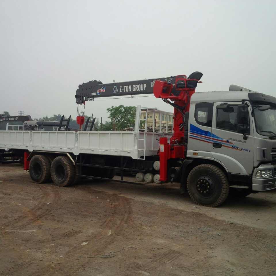 Dongfeng (DFM) 9.6T 2016 - Xe tải gắn cẩu 7 tấn Atom - xe tải trường giang gắn cẩu Atom 7 tấn