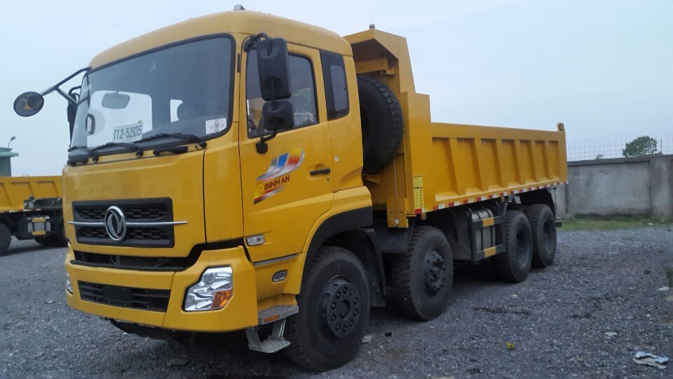 Dongfeng (DFM) 5 tấn - dưới 10 tấn 2017 - Quảng Ninh bán xe Ben Đông Phong Trường Giang 8.75 hai chân, 13.3 tấn 3 chân giá khuyến mại tháng 1 năm 2017