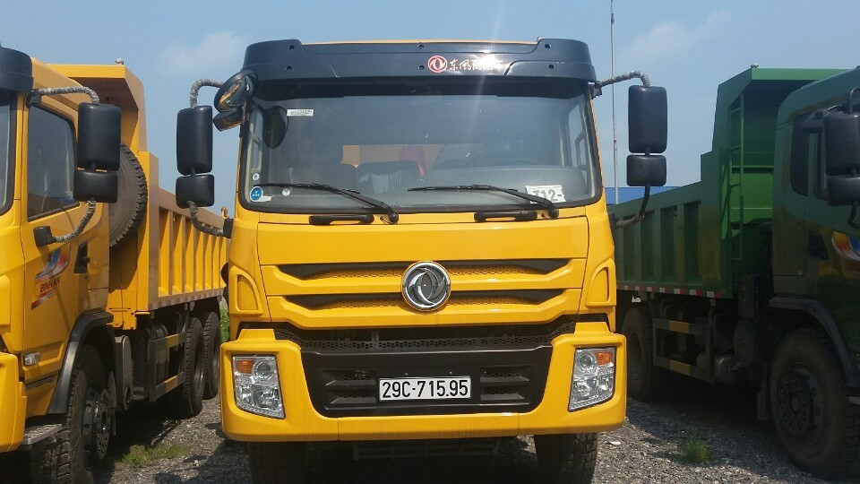 Dongfeng (DFM) 1,5 tấn - dưới 2,5 tấn 2017 - 0984983915, mua bán xe tải ben 3 chân Dongfeng, tải ben tự đổ 13.3T máy 260 thùng 11 khối