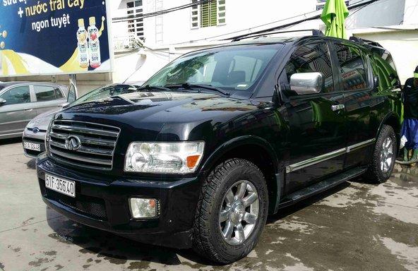 Infiniti QX56   4x4 2004 - Bán xe cũ Infiniti QX56 4x4 sản xuất 2004, màu đen, nhập khẩu chính hãng