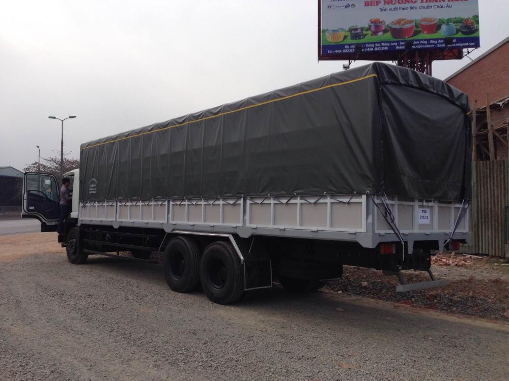 Isuzu FVM 34T 2017 - Bán xe tải Isuzu thùng mui bạt FVM34W (6x2) 14,5 tấn F-SERIES có hỗ trợ vay trả góp qua ngân hàng lãi suất cực thấp