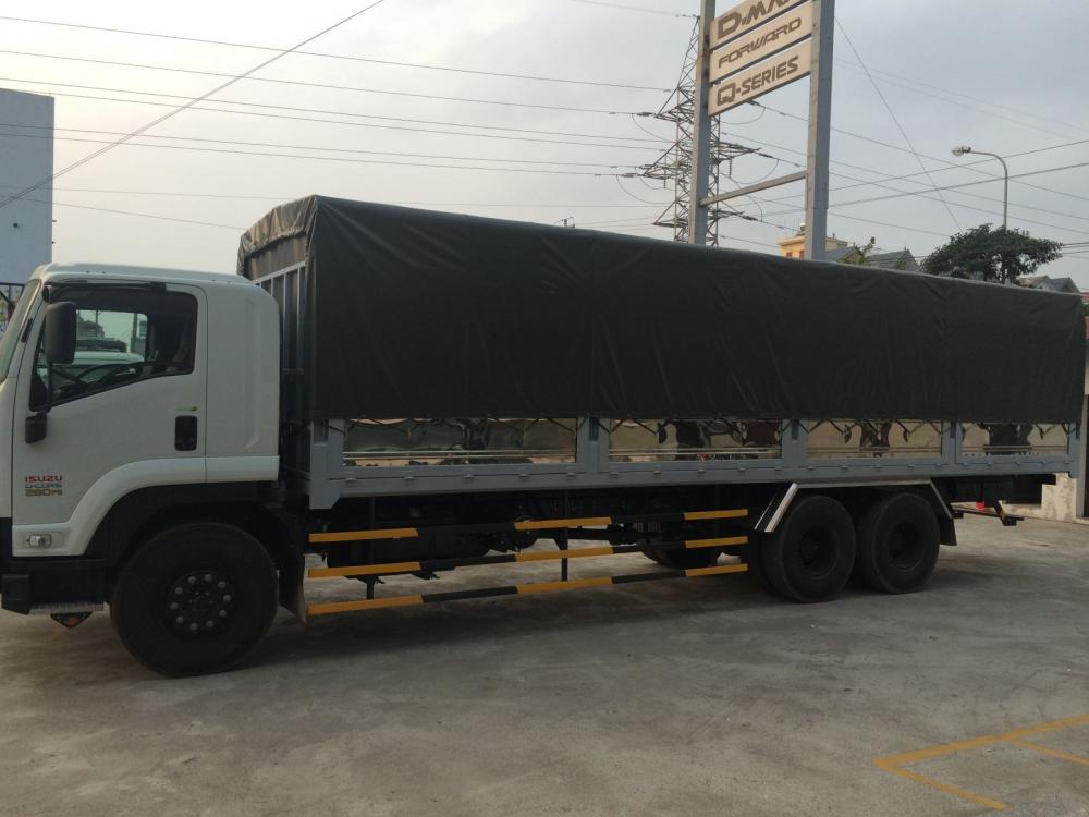 Isuzu FVM 34T 2017 - Bán xe tải Isuzu thùng mui bạt FVM34W (6x2) 14,5 tấn F-SERIES có hỗ trợ vay trả góp qua ngân hàng lãi suất cực thấp