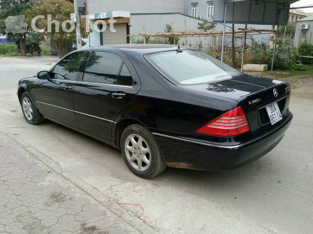 Mercedes-Benz S class 320L 2000 - Bán xe cũ Mercedes S 320L đời 2000, màu đen, giá tốt