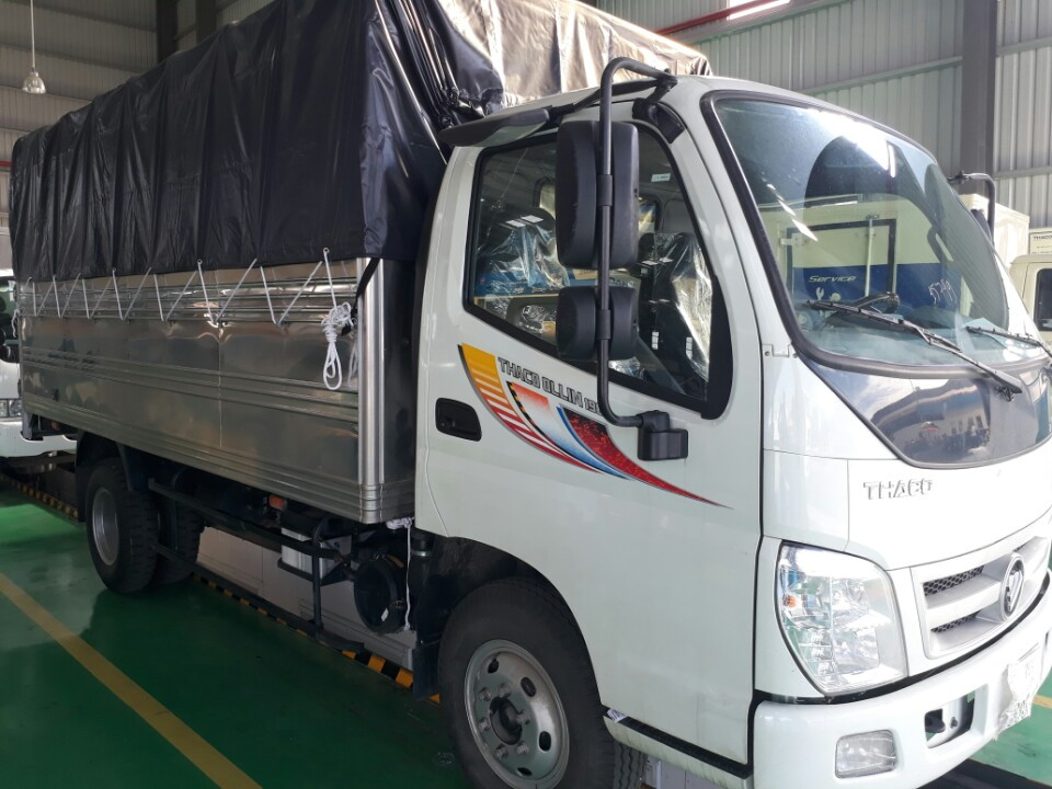 Thaco OLLIN Ollin 198A 2017 - Bán xe tải thùng mui bạt 1t9, thùng dài 4,2 mét, Ollin 198A