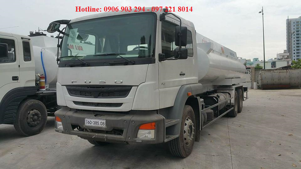 Genesis Friendee FJ24 2016 - Bán xe bồn chở xăng/ dầu 18 khối/18 m3 Fuso FJ24R nhập khẩu, xe xi téc Fuso FJ 18 khối trả góp giá rẻ