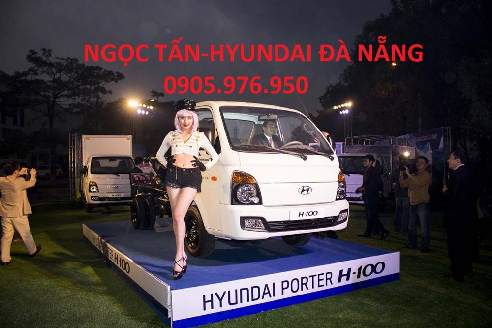 Hyundai Porter H150  2016 - Hyundai Đà Nẵng bán ô tô Hyundai H 150 đời 2018 xe 1.5 Tấn, màu xanh, giá xe Hyundai H150 rẻ ở Đà Nẵng. 0905.976.950