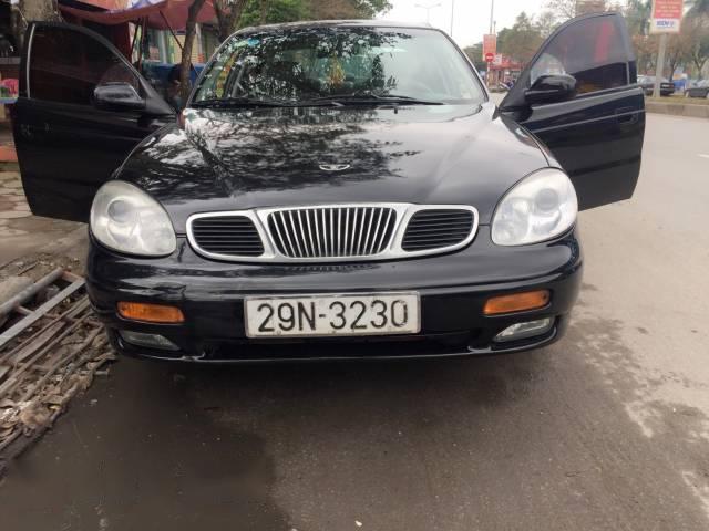 Daewoo Leganza   2001 - Bán xe cũ Daewoo Leganza đời 2001, màu đen, đăng kiểm dài