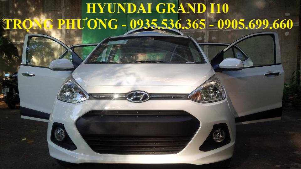 Hyundai Grand i10 2017 - khuyến mãi Hyundai Grand i10 đà nẵng,LH : TRỌNG PHƯƠNG - 0935.536.365, hỗ trợ đăng ký Grab & Uber