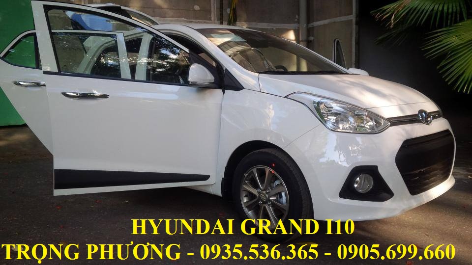 Hyundai Grand i10 2017 - khuyến mãi Hyundai Grand i10 đà nẵng,LH : TRỌNG PHƯƠNG - 0935.536.365, hỗ trợ đăng ký Grab & Uber