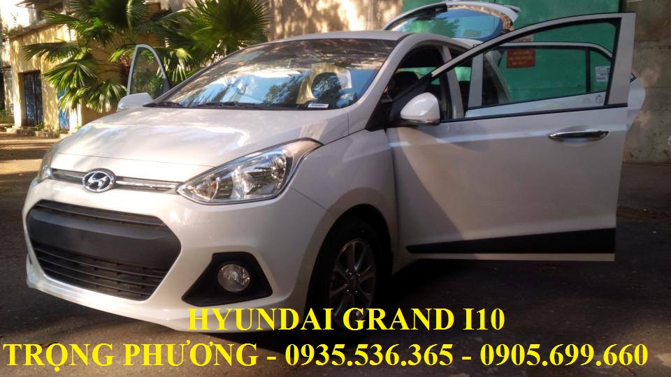 Hyundai Grand i10 2017 - khuyến mãi Hyundai Grand i10 đà nẵng,LH : TRỌNG PHƯƠNG - 0935.536.365, hỗ trợ đăng ký Grab & Uber