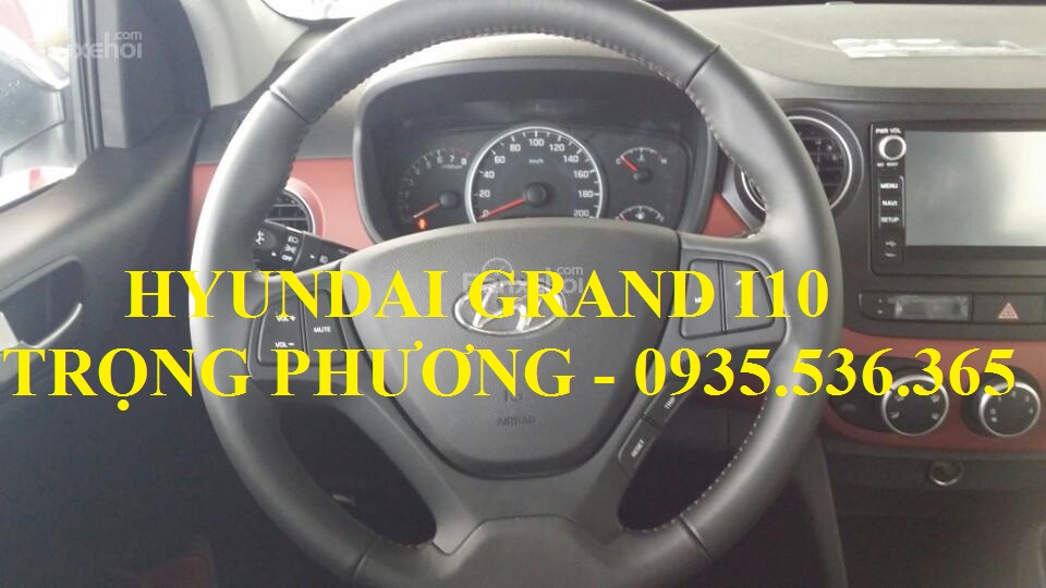 Hyundai Grand i10 2017 - khuyến mãi Hyundai Grand i10 đà nẵng,LH : TRỌNG PHƯƠNG - 0935.536.365, hỗ trợ đăng ký Grab & Uber