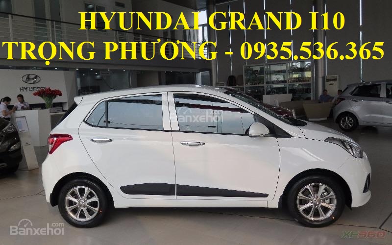 Hyundai Grand i10 2017 - Xe ô tô Hyundai Grand i10 chiếc Đà Nẵng, LH: Trọng Phương - 0935.536.365, hỗ trợ vay 90% xe