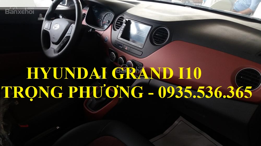 Hyundai Grand i10 2017 - Xe ô tô Hyundai Grand i10 chiếc Đà Nẵng, LH: Trọng Phương - 0935.536.365, hỗ trợ vay 90% xe