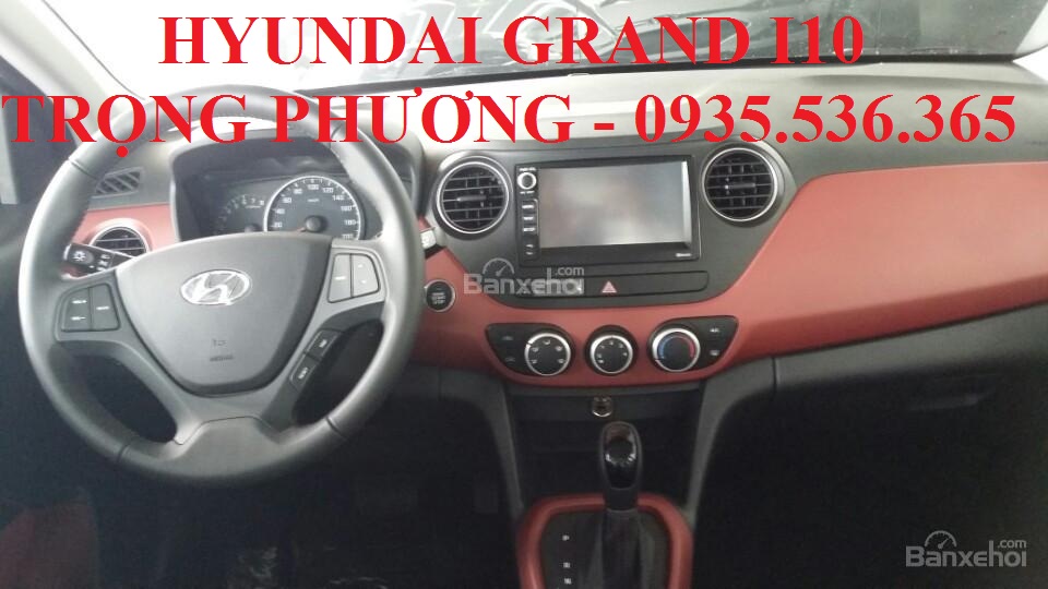 Hyundai Grand i10 2017 - Bán ô tô Hyundai i10 Đà Nẵng, Lh: 0935.536.365 - Trọng Phương, đủ màu, có xe giao ngay