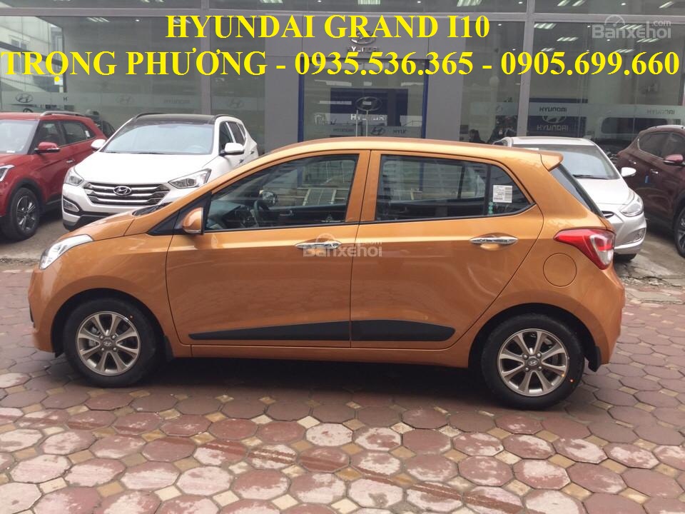 Hyundai Grand i10 2017 - Bán ô tô Hyundai i10 Đà Nẵng, LH: Trọng Phương - 0935.536.365, Giao xe tận nhà, hỗ trợ vay 90% xe